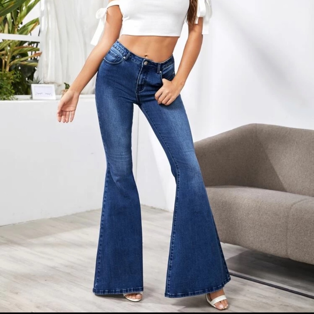 High Waist Flare Jeans